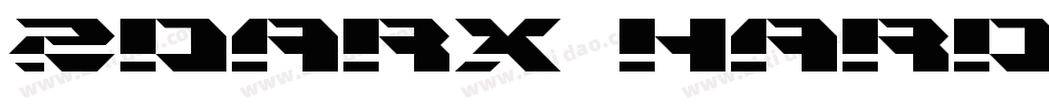 Zdarx Hardcore字体转换